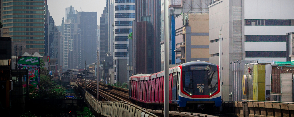 Monorail in Bangkok by Umpholphat Dangam on Unsplash