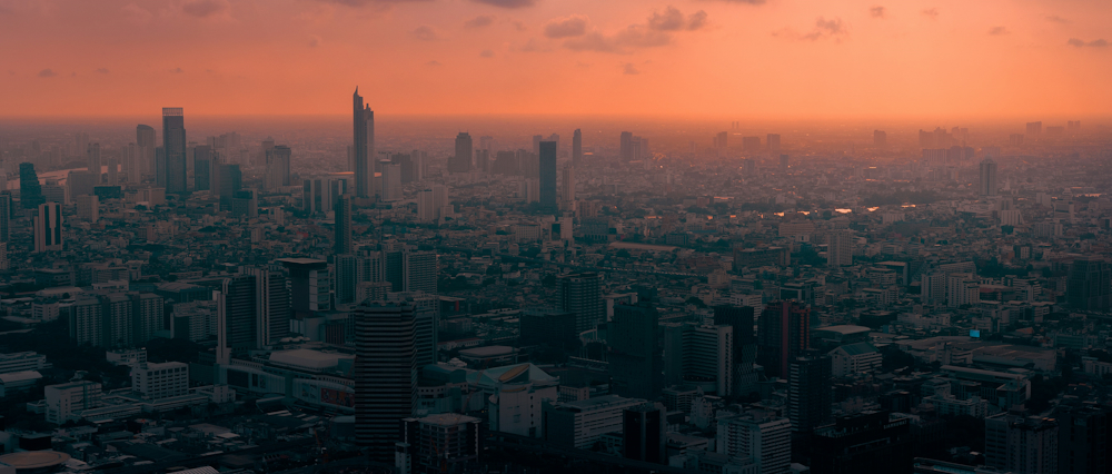 Aerial View of Hazy Bangkok by Pang Yuhao on Unsplash
