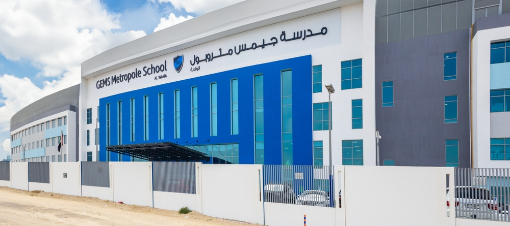 International school in Dubai, by Dubai Properties Expert via Shutterstock