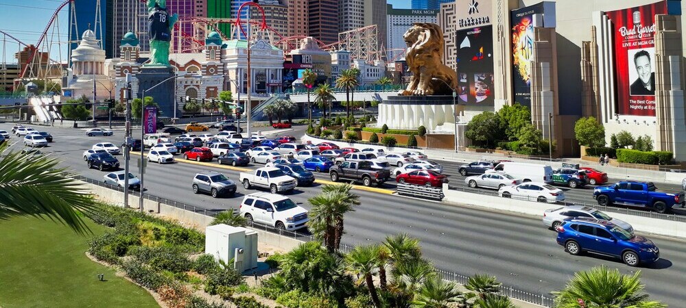 Driving in Las Vegas