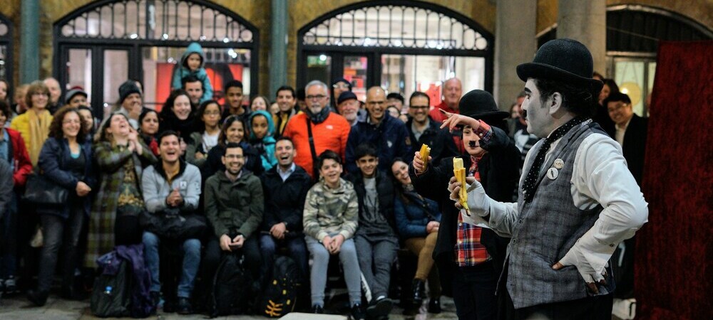 London clown show by Stacy Ropati