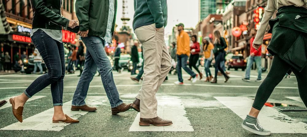 Pedestrian Crossing in Downtown Nashville by Cody Lannom on Unsplash