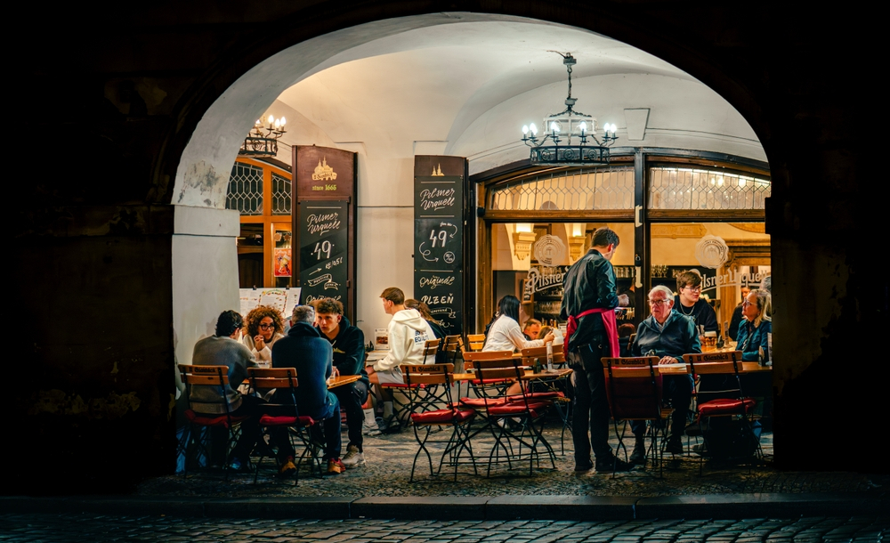 Prague restaurant by Matic Pribozic via Shutterstock