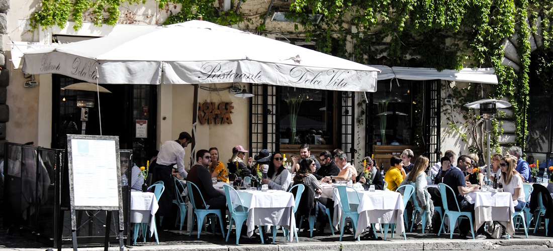 Eating out in Rome