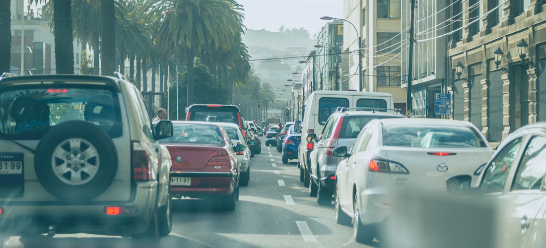 Traffic in Santiago
