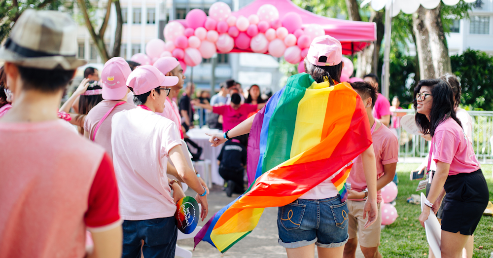 Pink Dot event in Singapore by Watsamon Tri Yasakda via Shutterstock