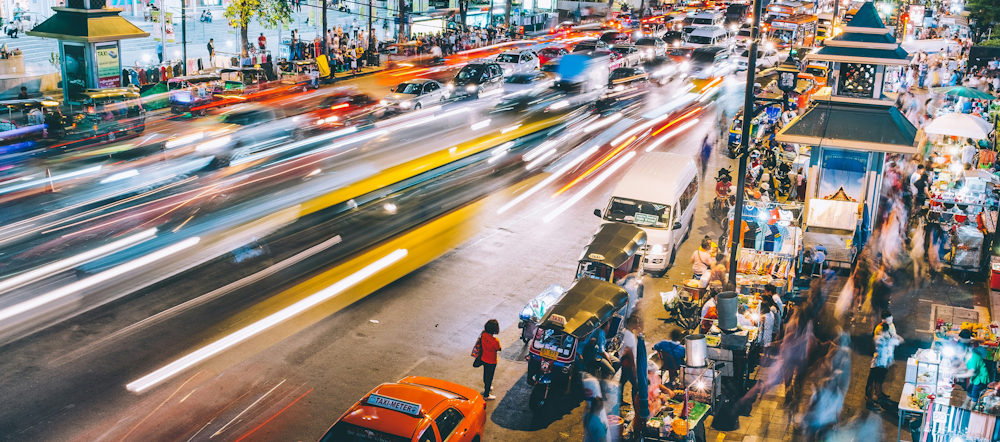 Timelapse of Bangkok Traffic in Thailand by Dan Freeman on Unsplash