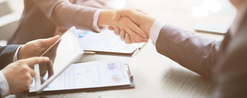 Agreeing on a business deal